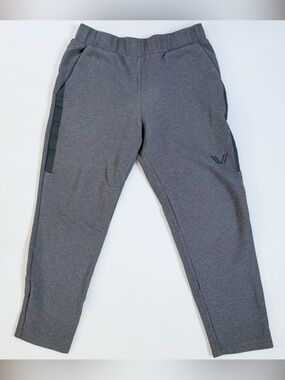 Peak Velocity Trackster Men’s Medium Gray Athletic Pants Jogger Training Tech